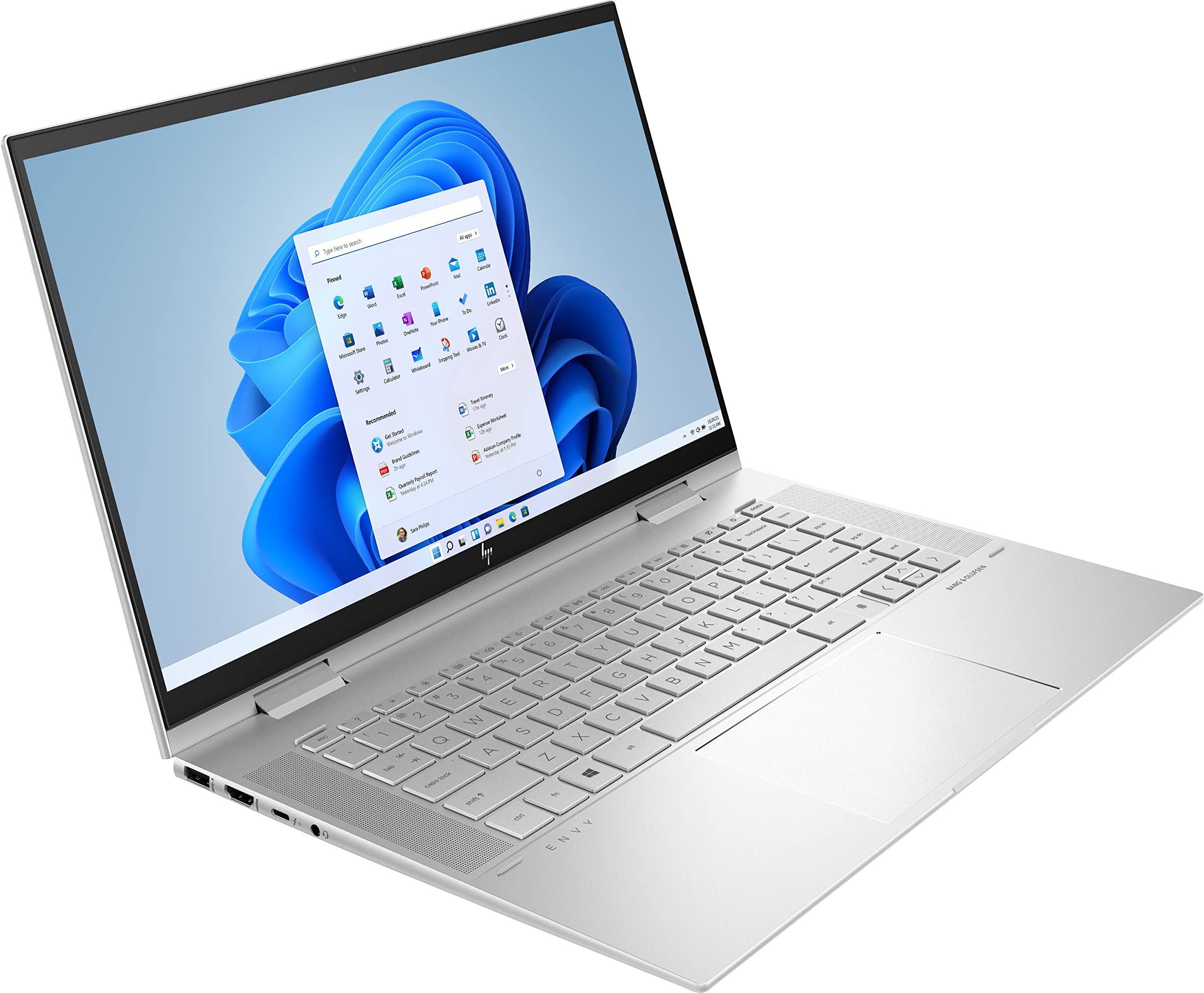 HP Newest Envy x360 2-in-1 15.6 FHD Touchscreen Laptop i5-1135G7 HD Webcam Backlit Keyboard Fingerprint Wi-Fi 6 IPS S