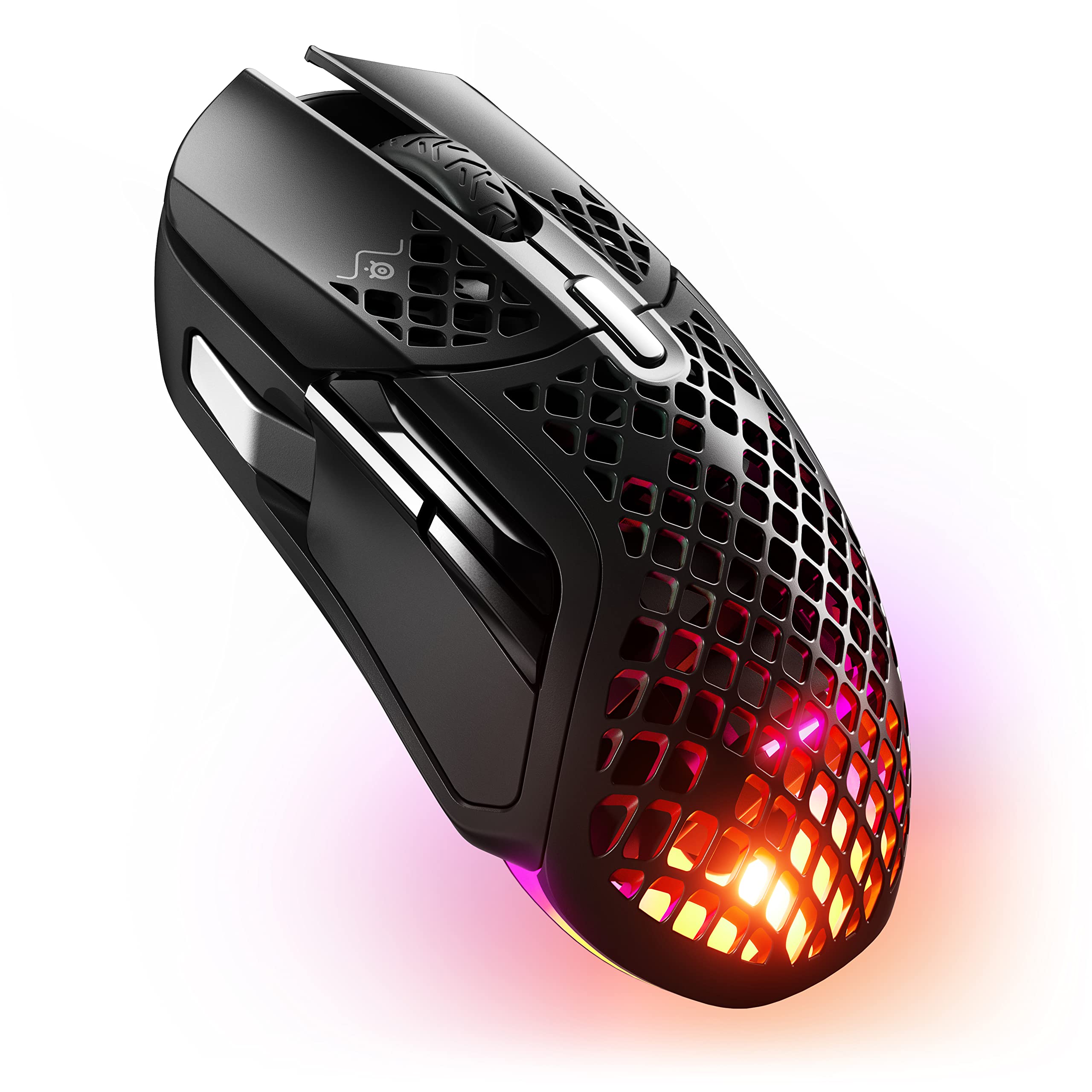 SteelSeries Aerox 5 Wireless - Gaming Mouse - 18000 CPI - TrueMove Air Optical Sensor - Ultra-lightweight Water Resistant Des