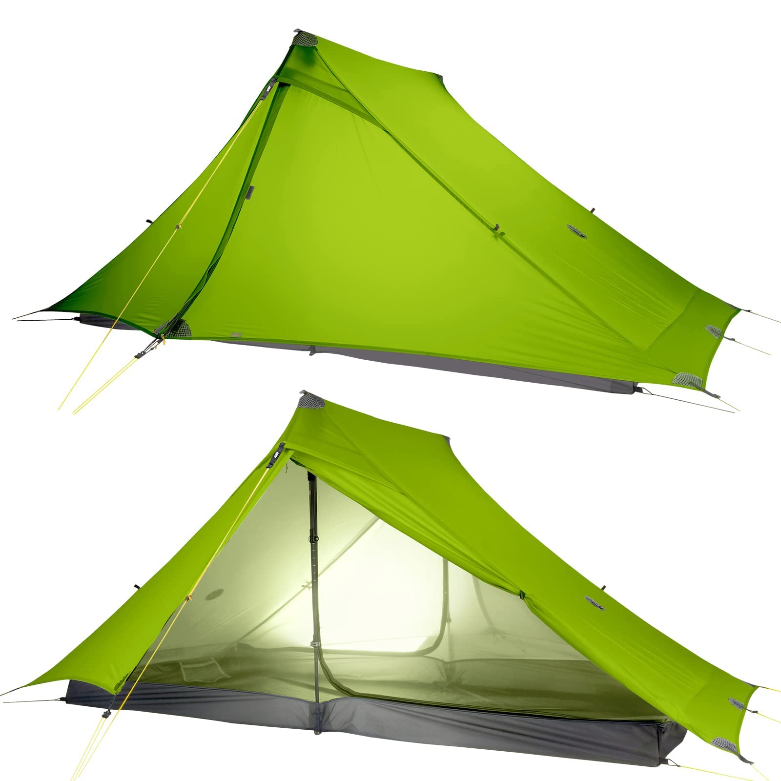 MIER ランシャンプロ 2人用 テント グリーン並行輸入品