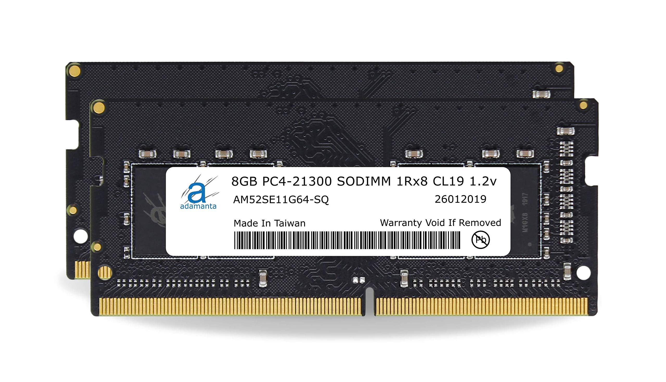 Adamanta 16GB 2x8GB MSI GE65 GF63 GL65 GL73 GL75 GP65 GP75 GS65 GS75 Thin Leopard Raider Stealth DDR4 2666MHz PC4-21300 SOD