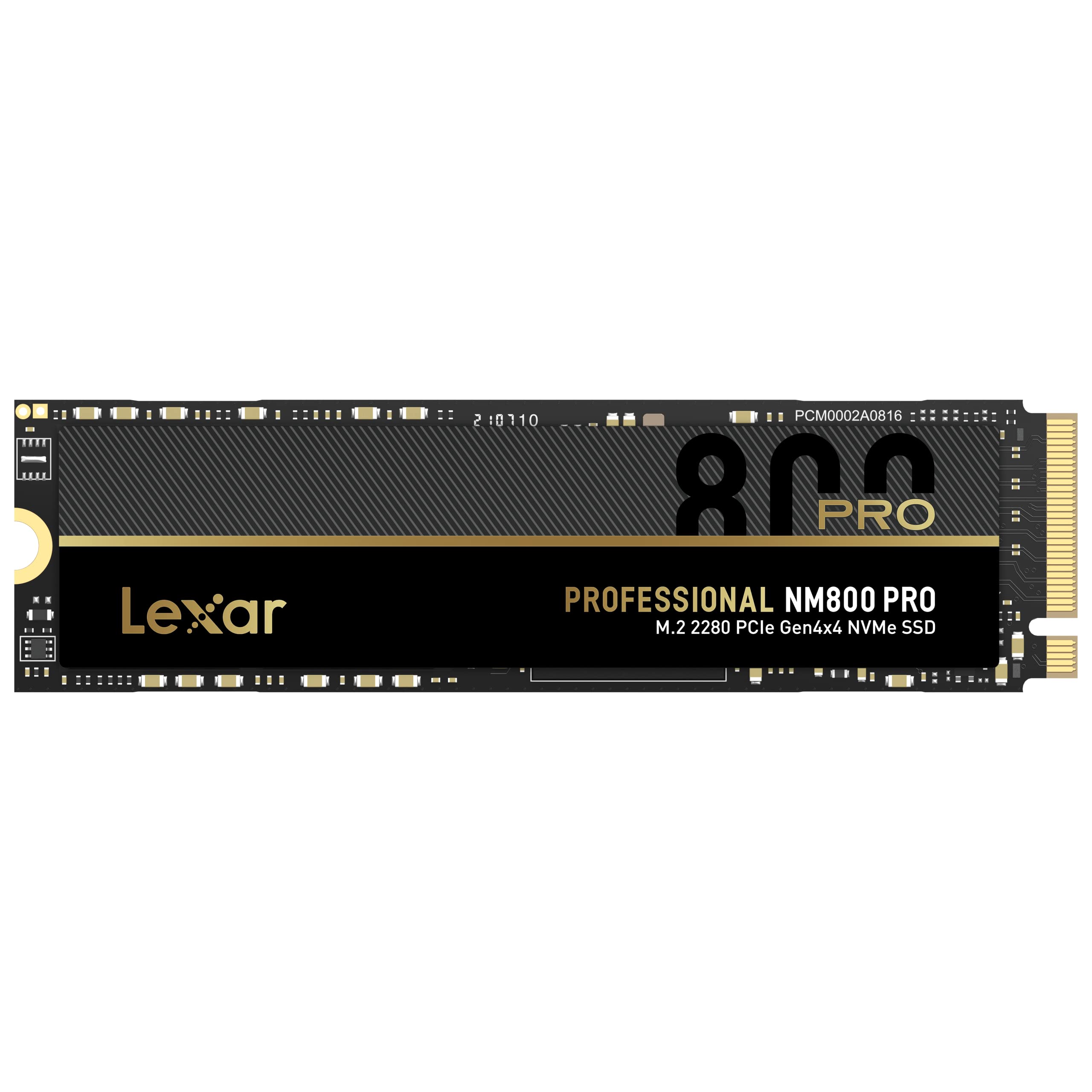 Lexar Professional 1TB NM800 PRO M.2 2280 PCIe Gen4x4 NVMe SSD 読み取り速度最大7500MB秒 ゲーマーやクリエイ