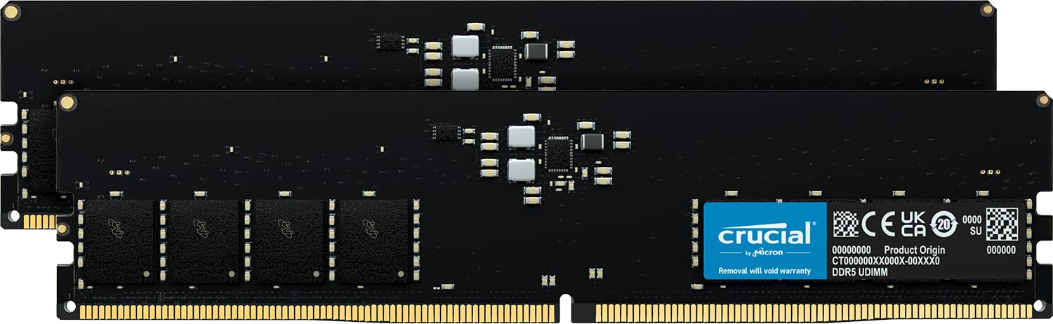 crucial デスクトップ用増設メモリ 32GB16GBx2枚DDR5 5200MTs CL42 UDIMM 288pin CT2K16G52C42U5並行輸入品